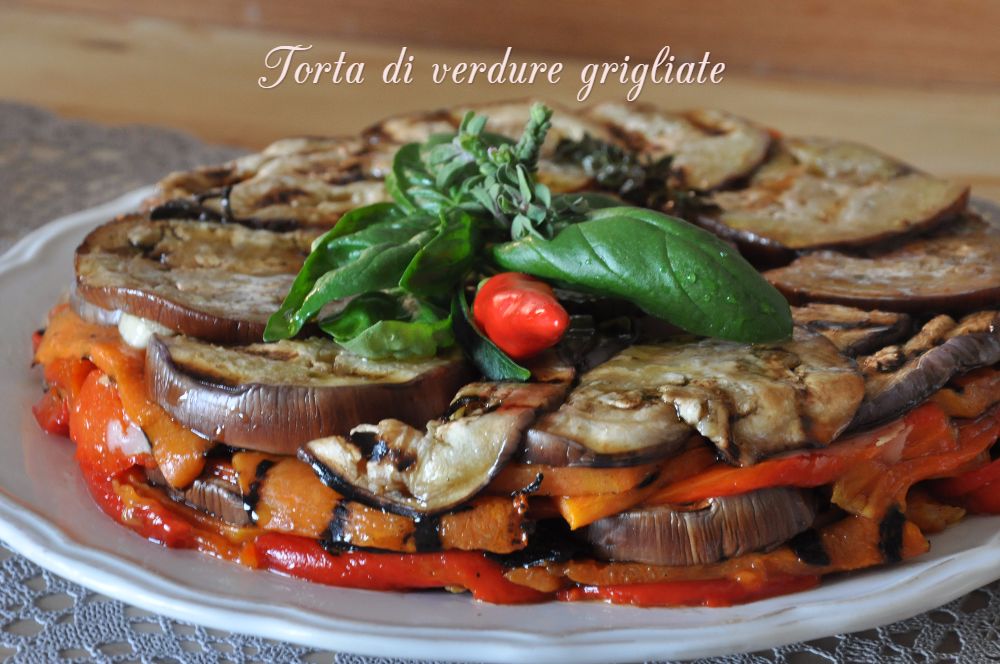 Torta di verdure grigliate