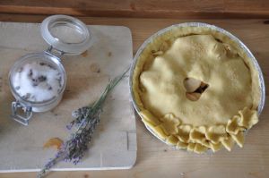 Apple Pie Lavanda Peperina prima della cottura