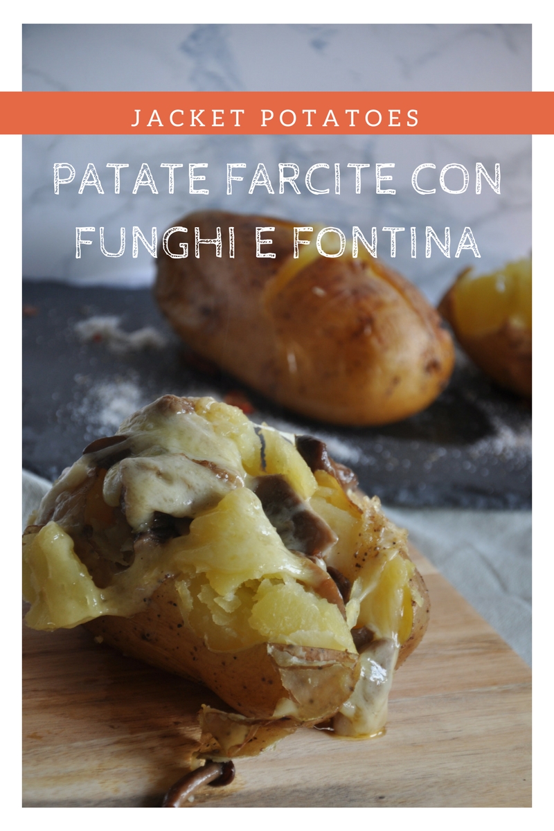 Jacket Potatoes con funghi e fontina