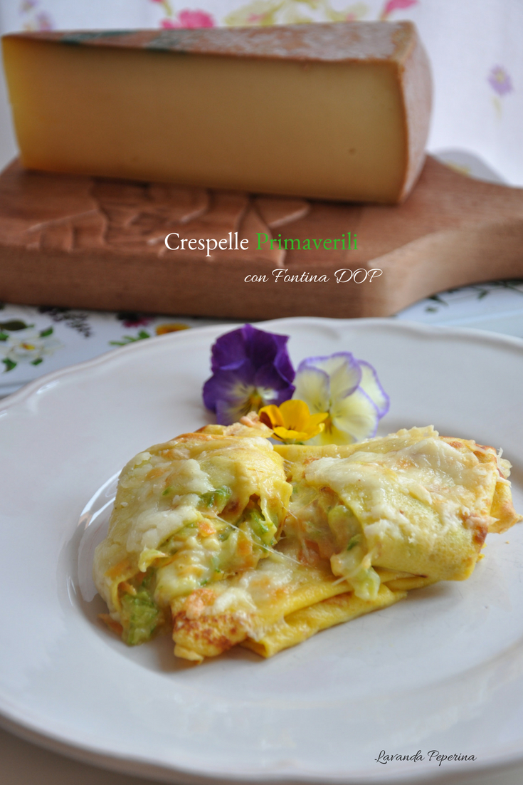 Crespelle Primaverili con Fontina DOP