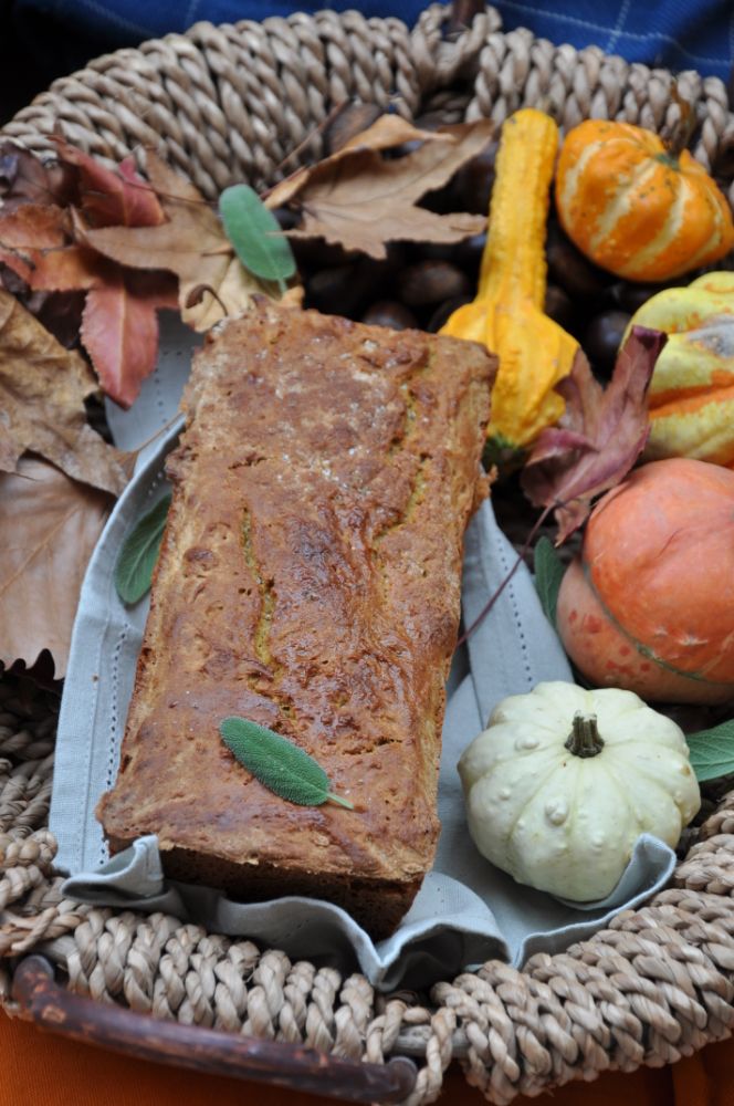 Pane alla zucca e farina di castagne