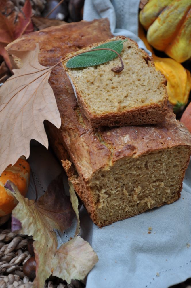 Pane alla zucca e farina di castagne